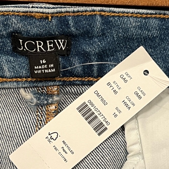 J Crew Jean Shorts Brand New - Picture 4 of 4